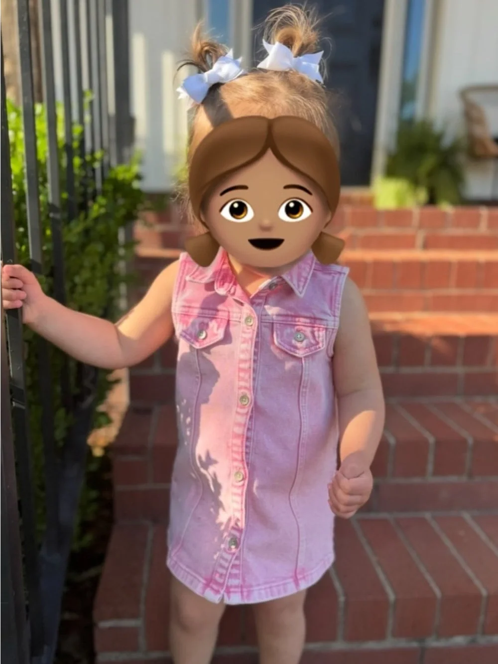 GAP Baby Pink Denim dress - 12-18 Months